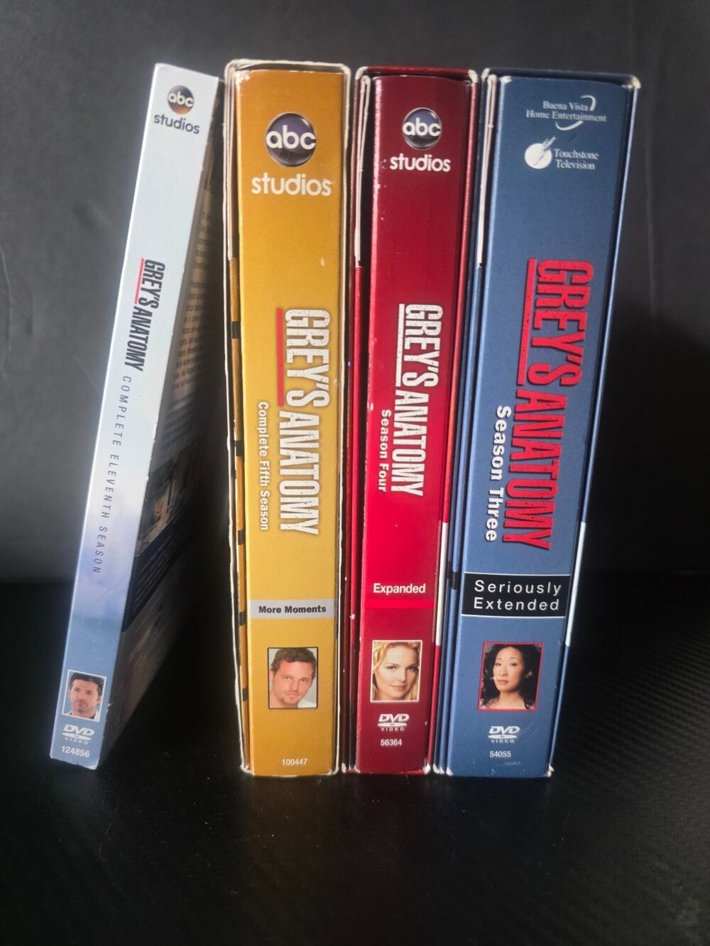 Grey's Anatomy: Seasons 3/4/5/11 dvd sets